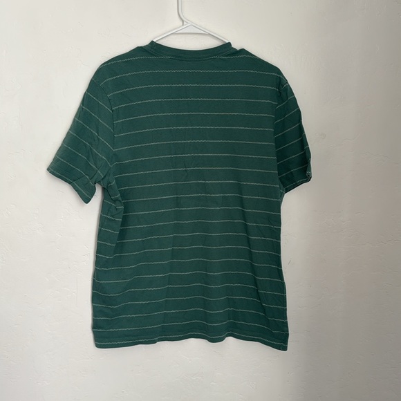 Nike Green Short Sleeve Tee with Stripes - Picture 2 of 2